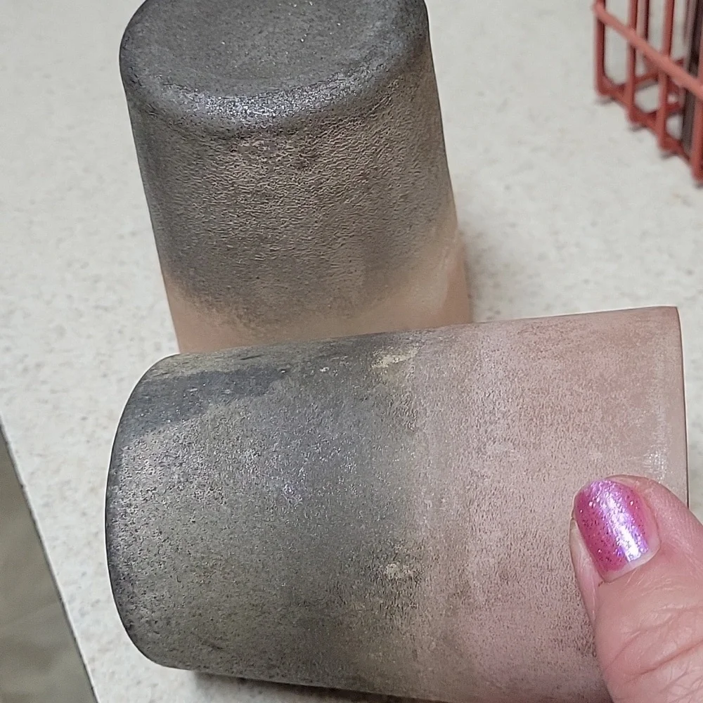 Mineral Aged Ombre Glass Tumblers,set/2,Brand New,Never Used